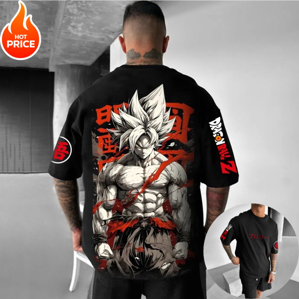 Anime Merchandise For Women - サイヤ人孫悟空アニメドラゴンボール原宿男性夏 Tシャツ 2026 綿レトロストリート女性カジュアルルーズ半袖ユニセックス