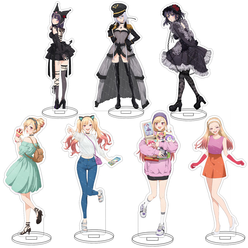 Given Anime Merchandise - 16 センチメートルアニメアクリルスタンド私のドレスアップダーリン北川マリン伊豆佐久奈伊豆真珠コスフィギュア装飾品絶妙なギフト
