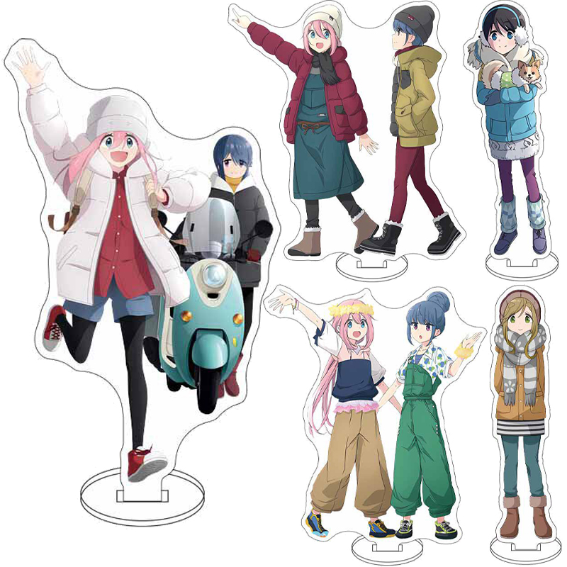 Given Anime Merchandise - 16CMアニメ ‌ ゆるキャン△フィギュア 島凛 立花ちあき 大神愛