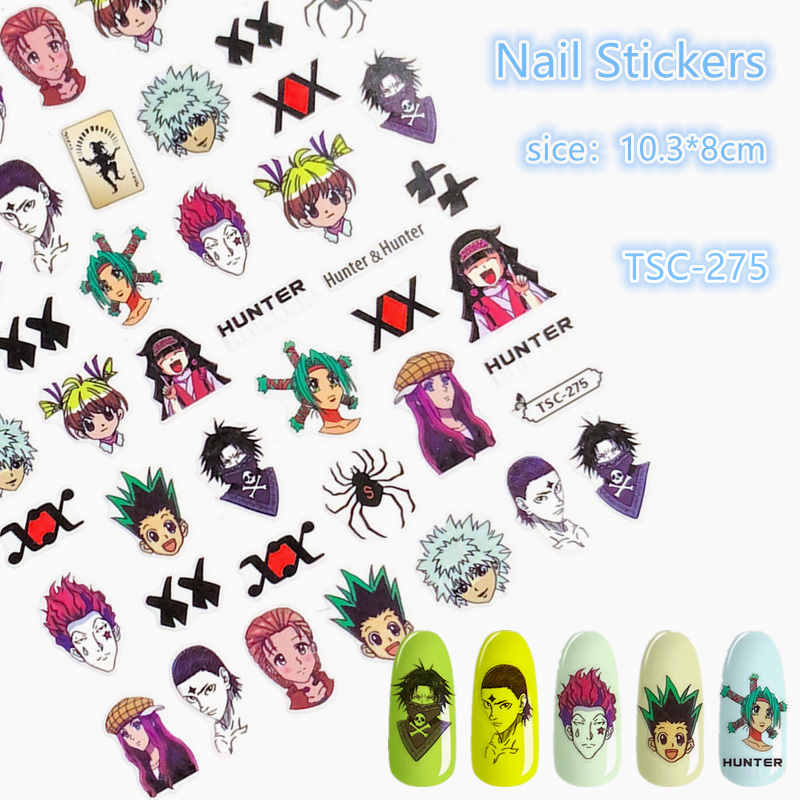 Anime Merchandise Nepal - 3Dネイル,ステッカー,デカール,プリント,日本の輸出,モデル,ラインストーン,新しいコレクションTSC-275文字