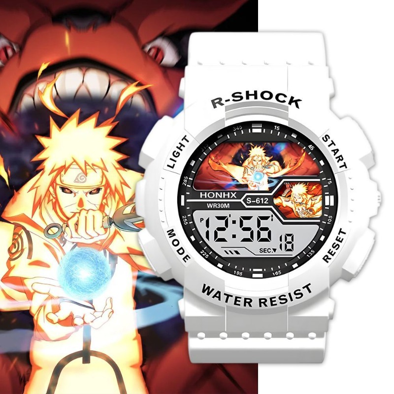 ナルト春野サクラうちはオビトアニメグッズファッション電子時計 - Anime Merchandise Naruto のレビューと価格
