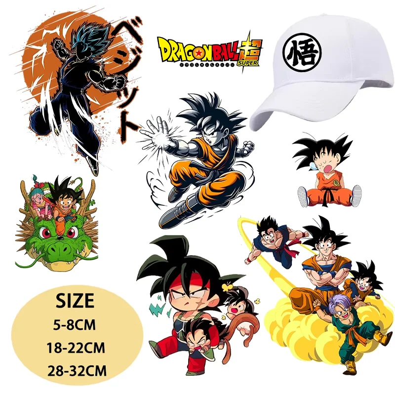 ドラゴンボール 熱転写ステッカー Tシャツ 帽子 男女兼用  - Anime Merchandise For Women のレビューと価格