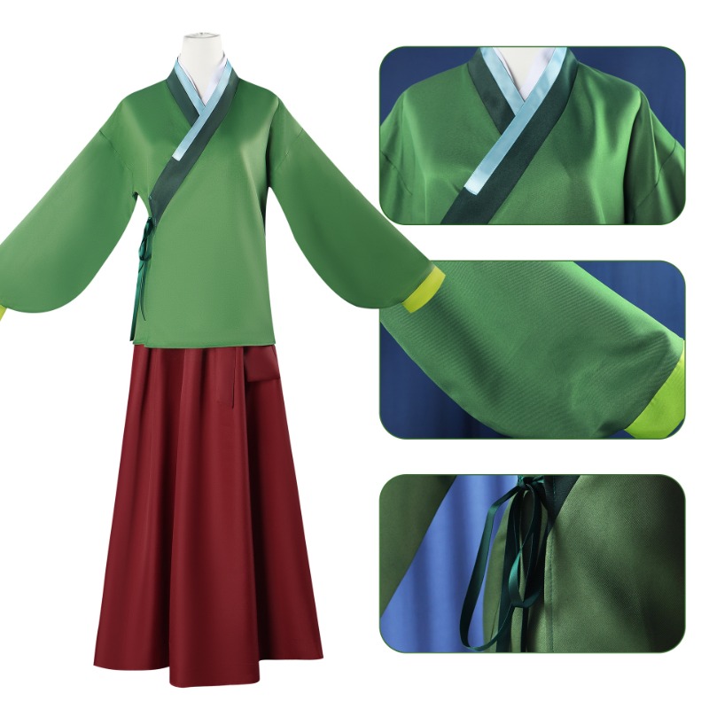 猫猫金士コスプレ衣装アニメ薬屋日記着物猫猫ウィッグ漢服ドレス - Cosplay Wig Colored のレビューと価格