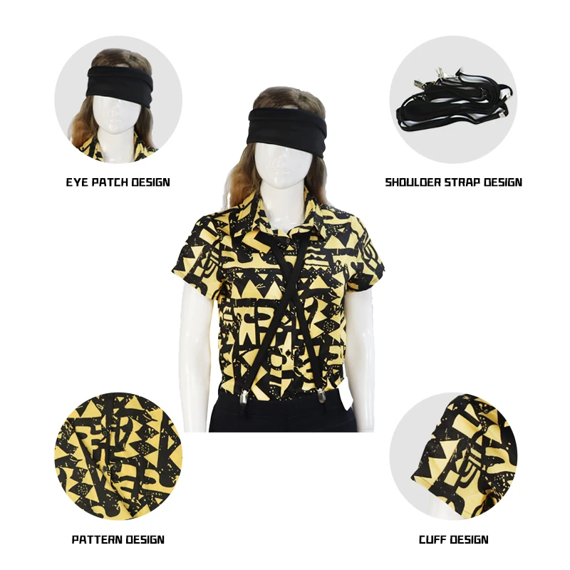 イレブンイエローシャツベルトコスプレ衣装映画ストレンジエルハ - Anime Merchandise For Women のレビューと価格