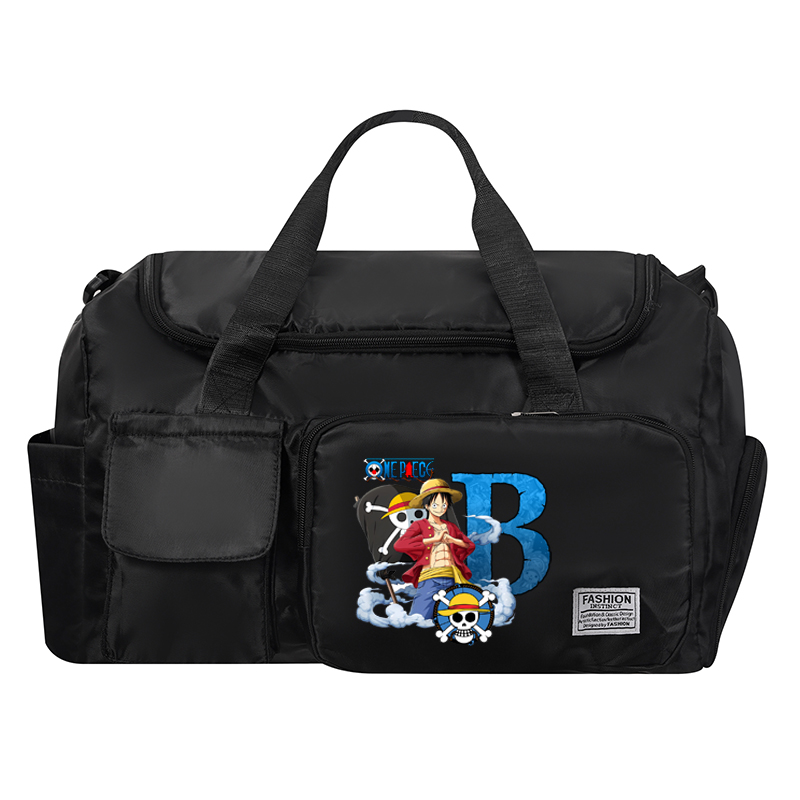 ワンピース男性女性旅行バッグアニメ A-Z 文字プリント防水 - Anime Tote Bag のレビューと価格