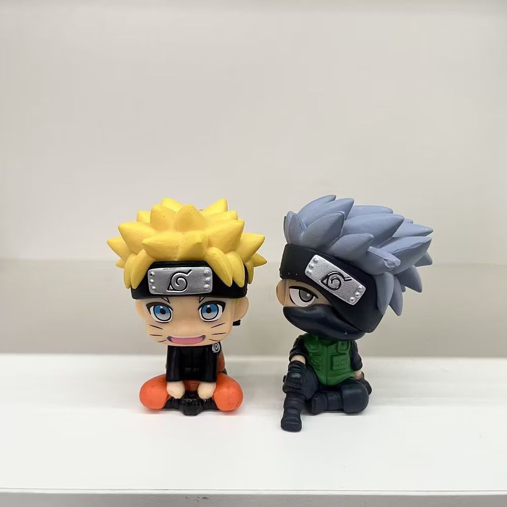ナルト漫画かわいいフィギュアモデルカワイイ2Dちび人形車飾り - Anime Merchandise Naruto のレビューと価格