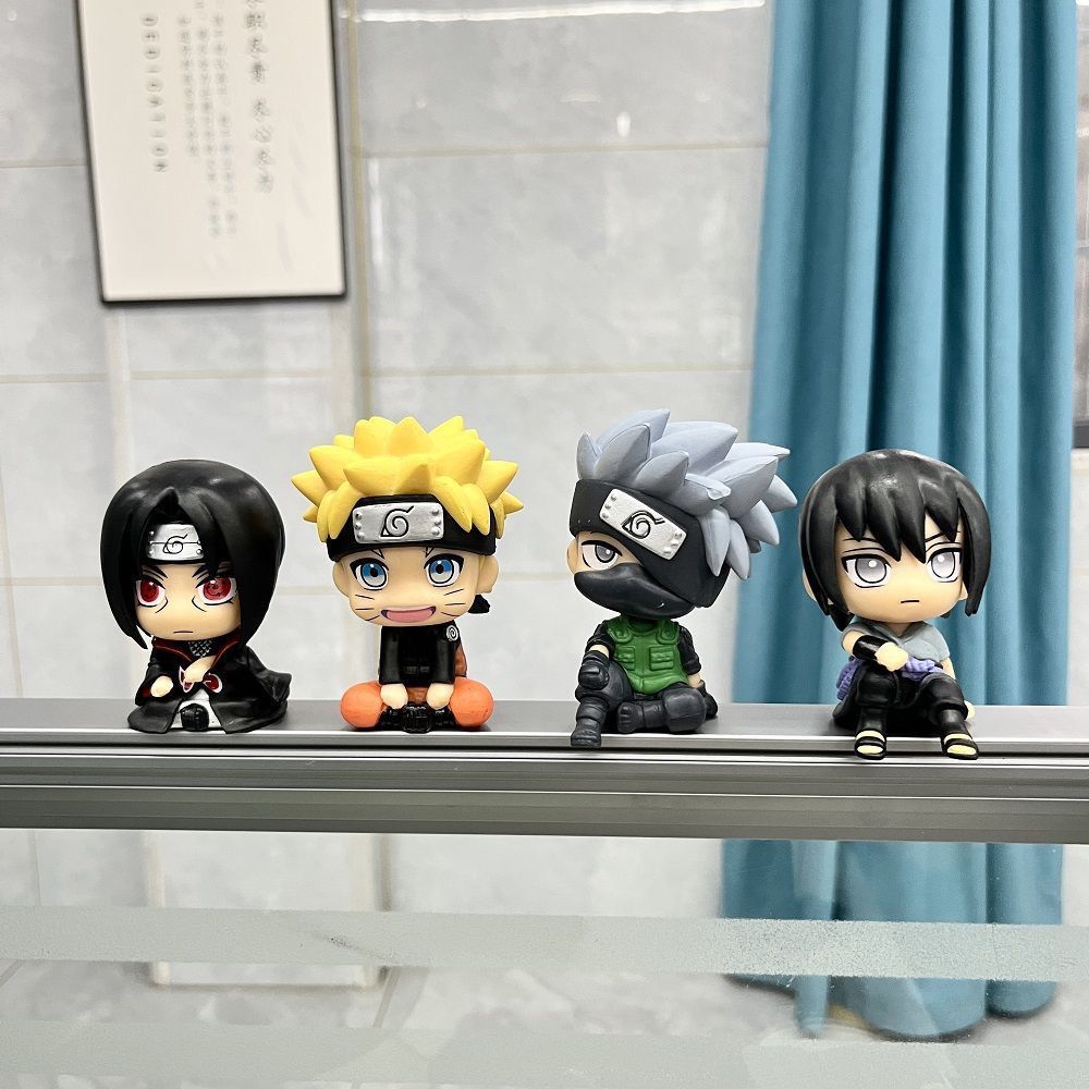 ナルト漫画かわいいフィギュアモデルカワイイ2Dちび人形車飾り - Anime Merchandise Naruto のレビューと価格