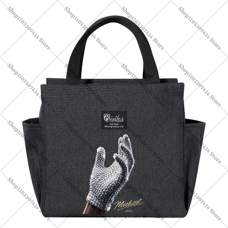 大人のファッションプリント食品断熱バッグキングオブポップ M - Anime Tote Bag のレビューと価格
