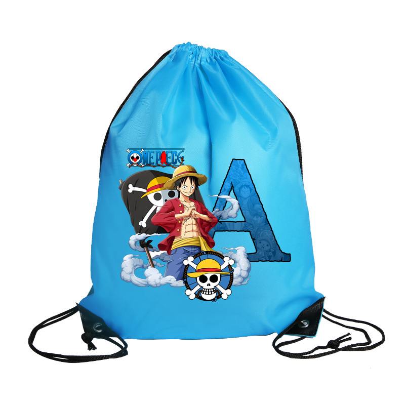 ワンピース男巾着バックパック少年防水ポリエステルハンドバッグ - Anime Tote Bag のレビューと価格