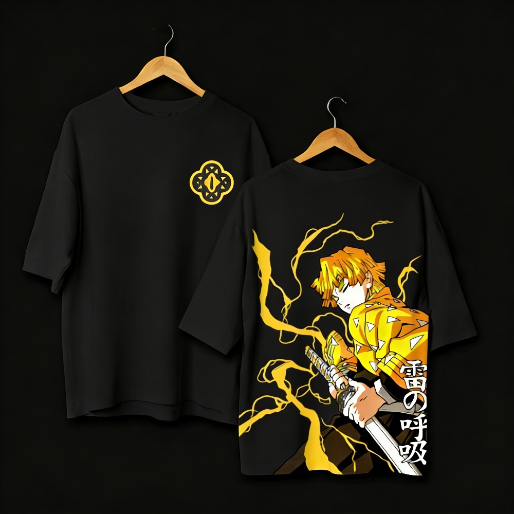 プラスサイズデーモンスレイヤーアニメプリント男性、女性 Tシ - Anime Merchandise For Women のレビューと価格