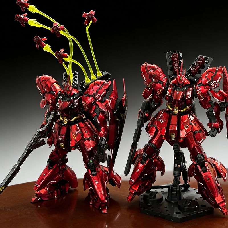 スター RG 1/144 サザビ電気メッキクリアカラーアセン - Bandai Gundam Rg のレビューと価格