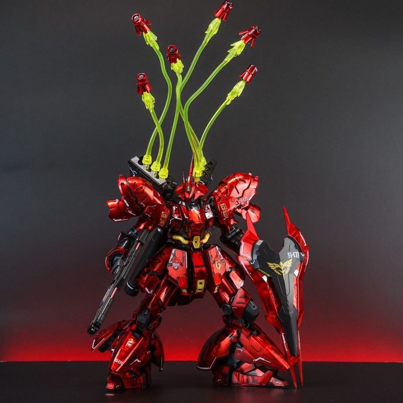 スター RG 1/144 サザビ電気メッキクリアカラーアセン - Bandai Gundam Rg のレビューと価格