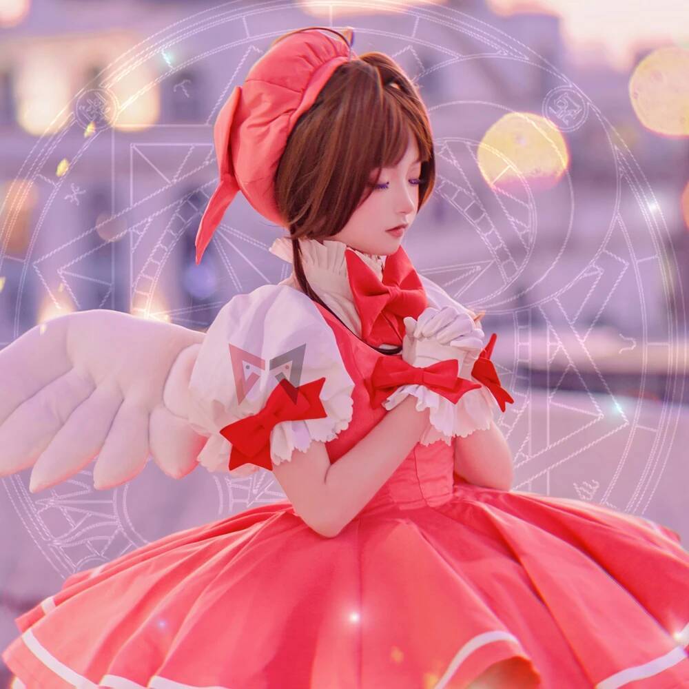 MMGG 新カードキャプターコスプレサクラオエスコスプレ衣装 - Anime Merchandise For Women のレビューと価格