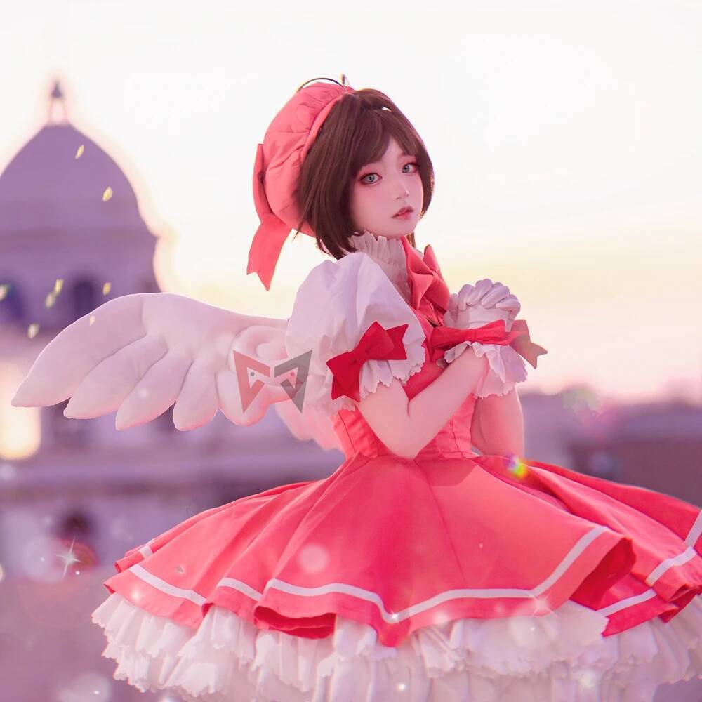 MMGG 新カードキャプターコスプレサクラオエスコスプレ衣装 - Anime Merchandise For Women のレビューと価格